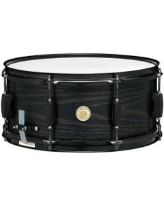 Tama Woodworks Snare Drum Black on Black Oak