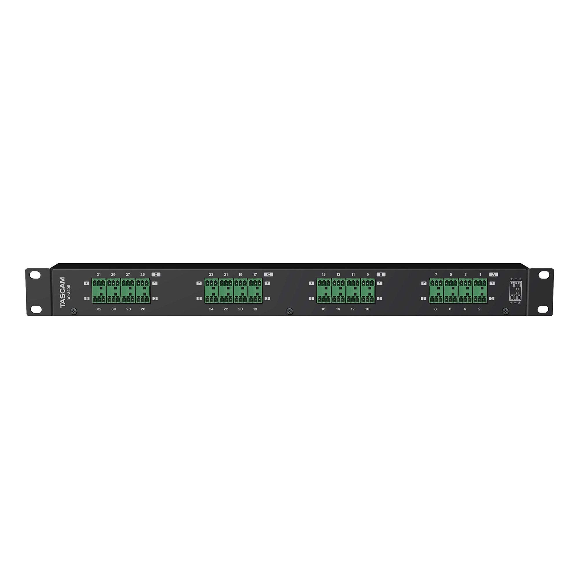 TASCAM BO-32DE 32 Channel Euroblock to D-Sub Input Adaptor