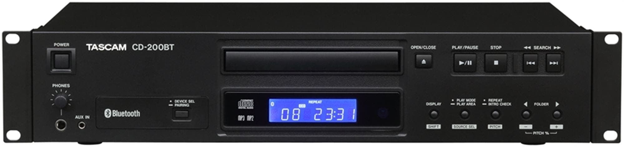 TASCAM CD-200BT Professional CD Player with Bluetooth