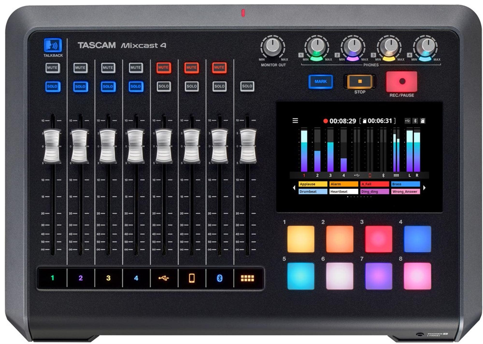 Tascam Mixcast 4 Podcast Workstation