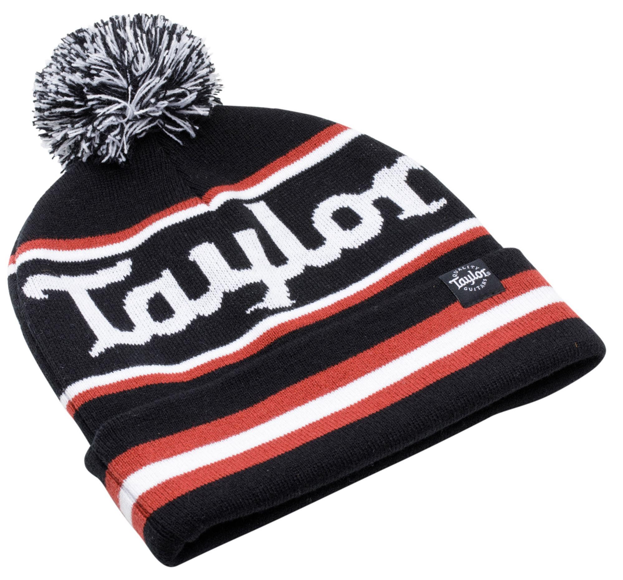 Taylor 3702 Pom Beanie, Intarsia Knit