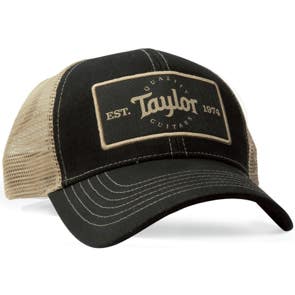 Taylor Trucker Cap Black Khaki