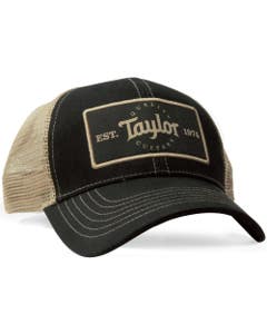 Taylor Trucker Cap Black Khaki