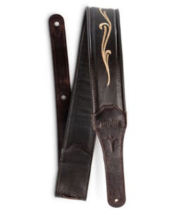 Taylor Spring Vine 2.5" Leather Strap Chocolate Brown