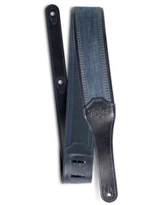 Taylor Blue Denim 2" Guitar Strap Navy Edge