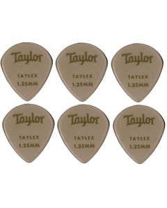 Taylor Premium 651 Taylex Guitar Picks 1.25mm 6 Pack