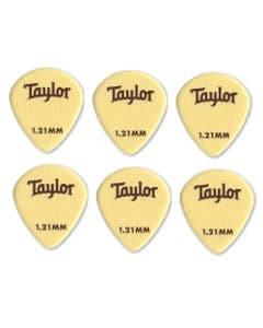 Taylor Premium Darktone Ivoroid 651 Guitar Picks 1.12mm 6 Pack
