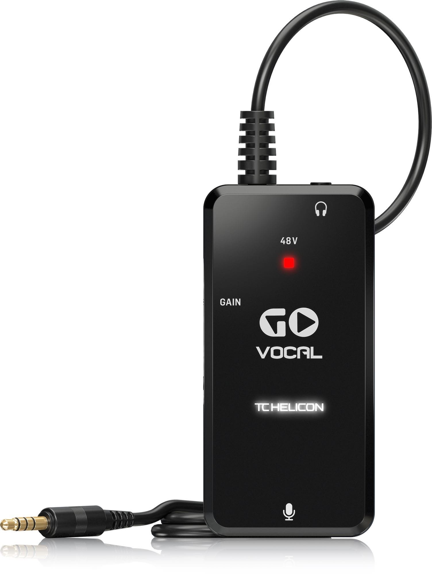 TC Helicon GO Vocal Microphone Preamp Interface for Mobile Devices