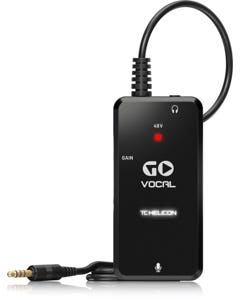 TC Helicon GO Vocal Microphone Preamp Interface for Mobile Devices