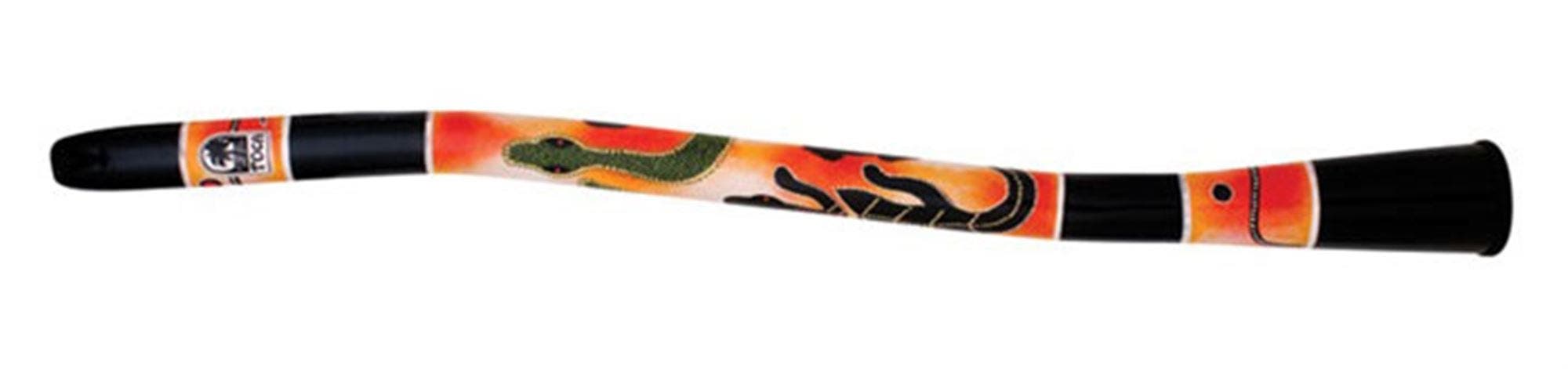 Toca Curved Didgeridoo Tribal Sun Finish
