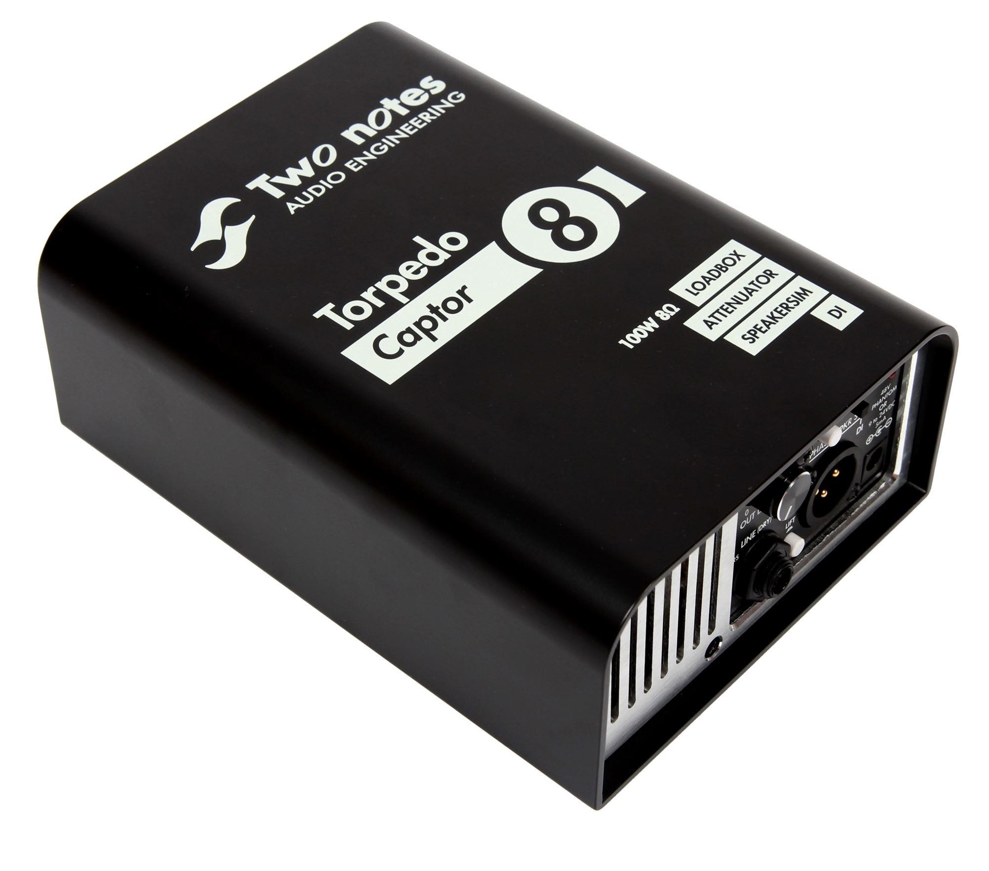 Two Notes Torpedo Captor Loadbox Attenuator DI 8 Ohm