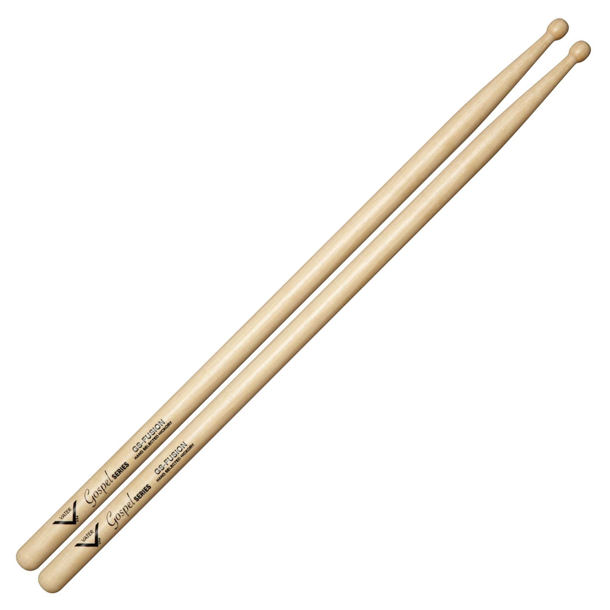 Vater VGSFW Gospel Fusion Hickory Wood Tip Drum Stick Pair