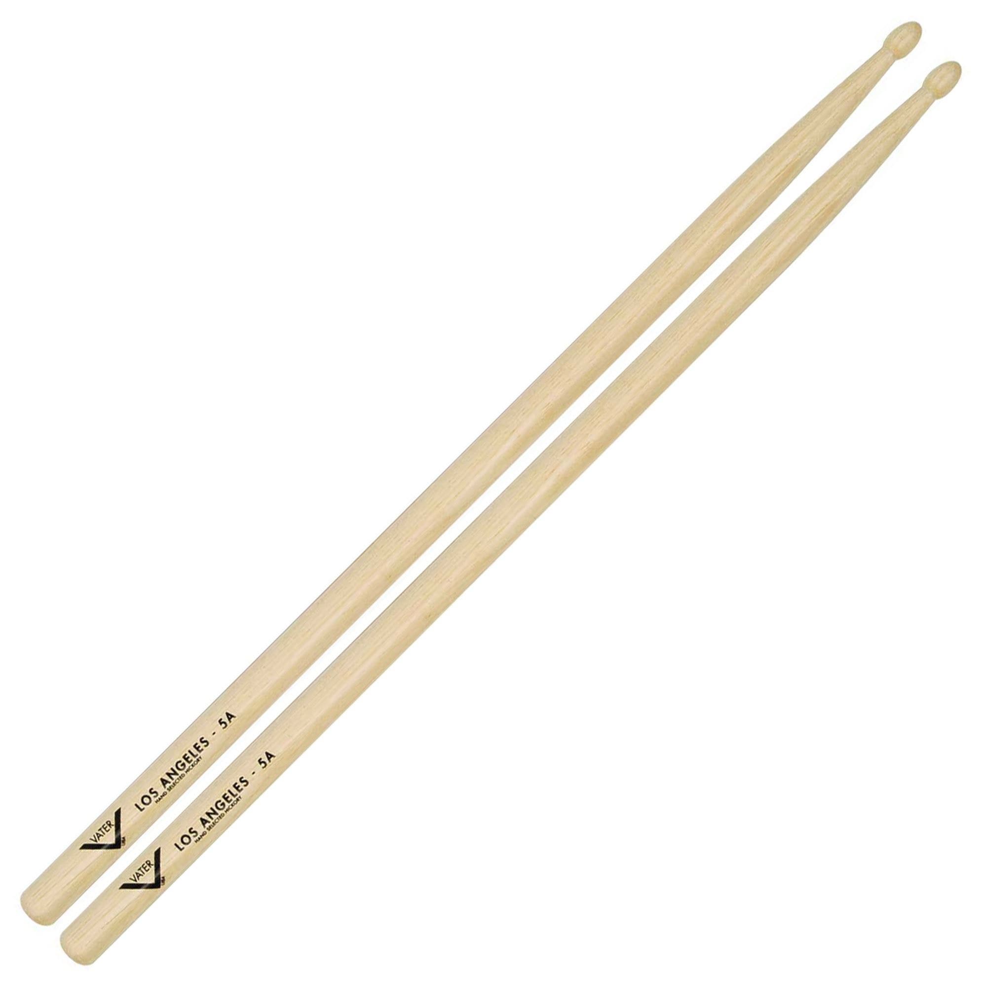 Vater 5A Hickory Wood Tip Drum Sticks