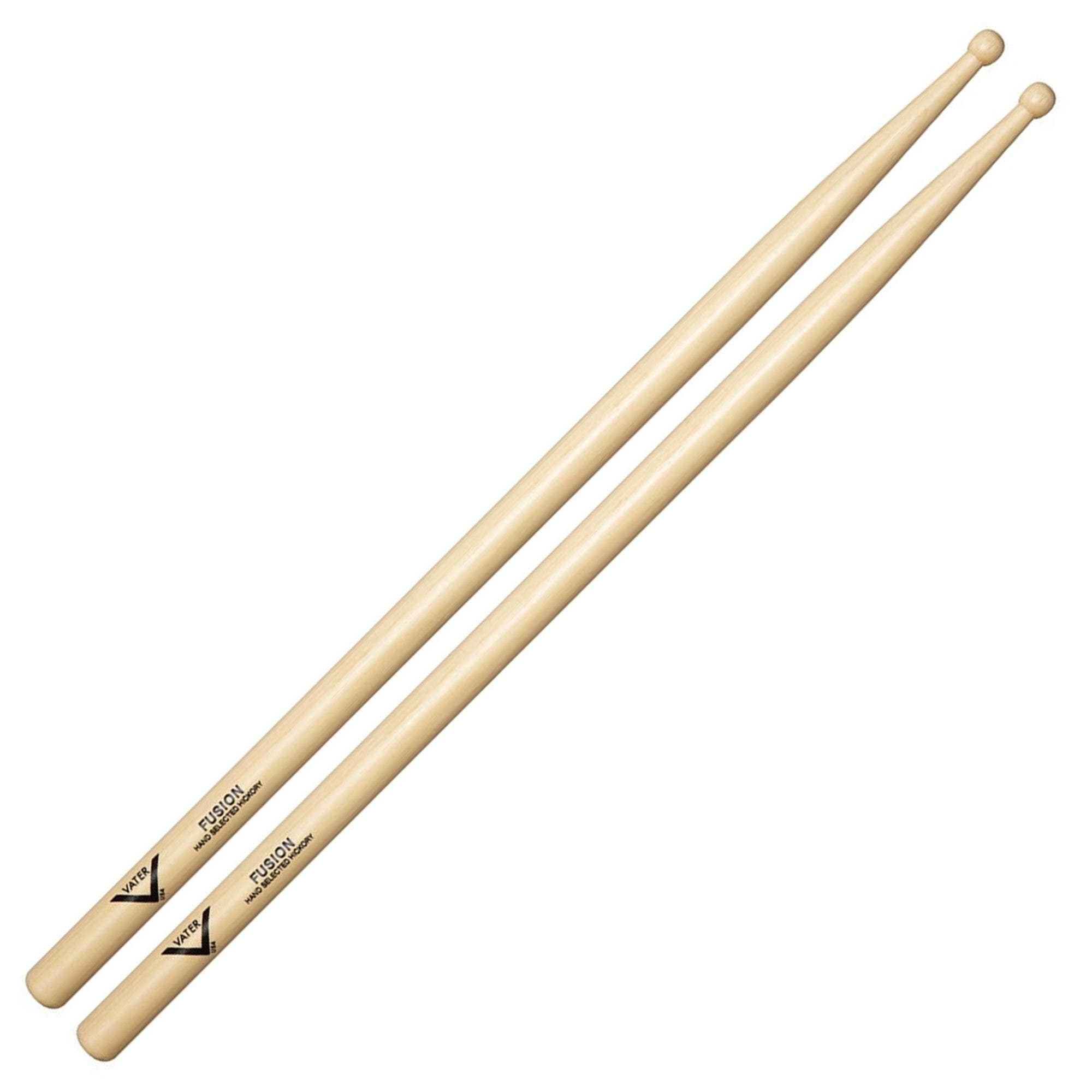 Vater Fusion Hickory Wood Tip Drum Sticks Pair