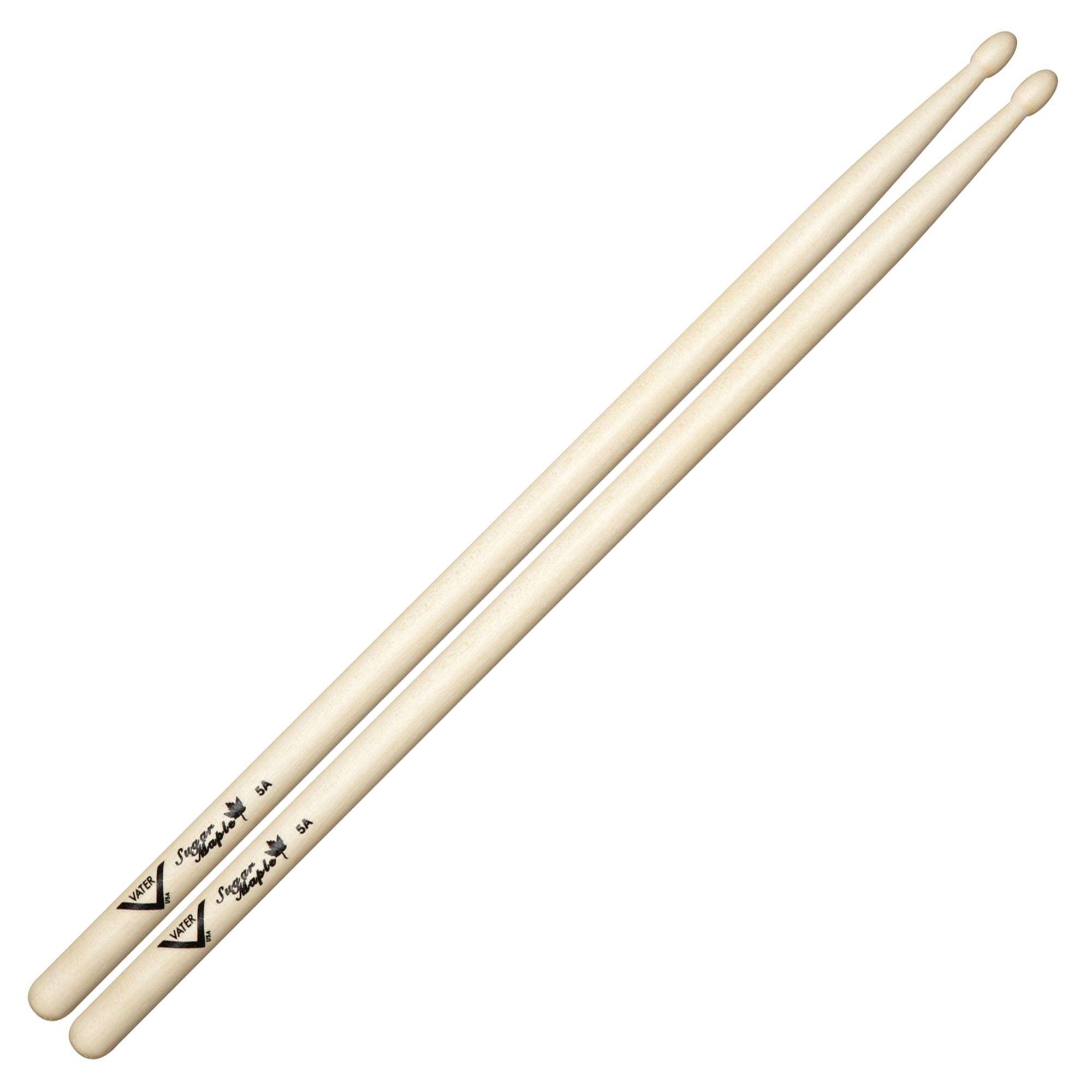 Vater VSM5AW Sugar Maple 5A Drum Sticks Wood Tip Pair