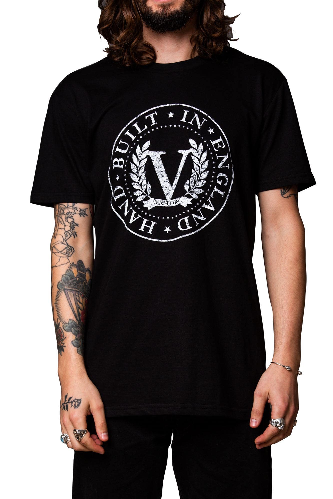 Victory LOGOTEE Official Stamp Logo T-Shirt Black