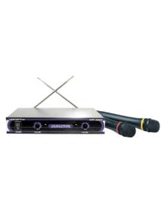 VocoPro VHF3005 Dual Handheld Wireless Microphone System