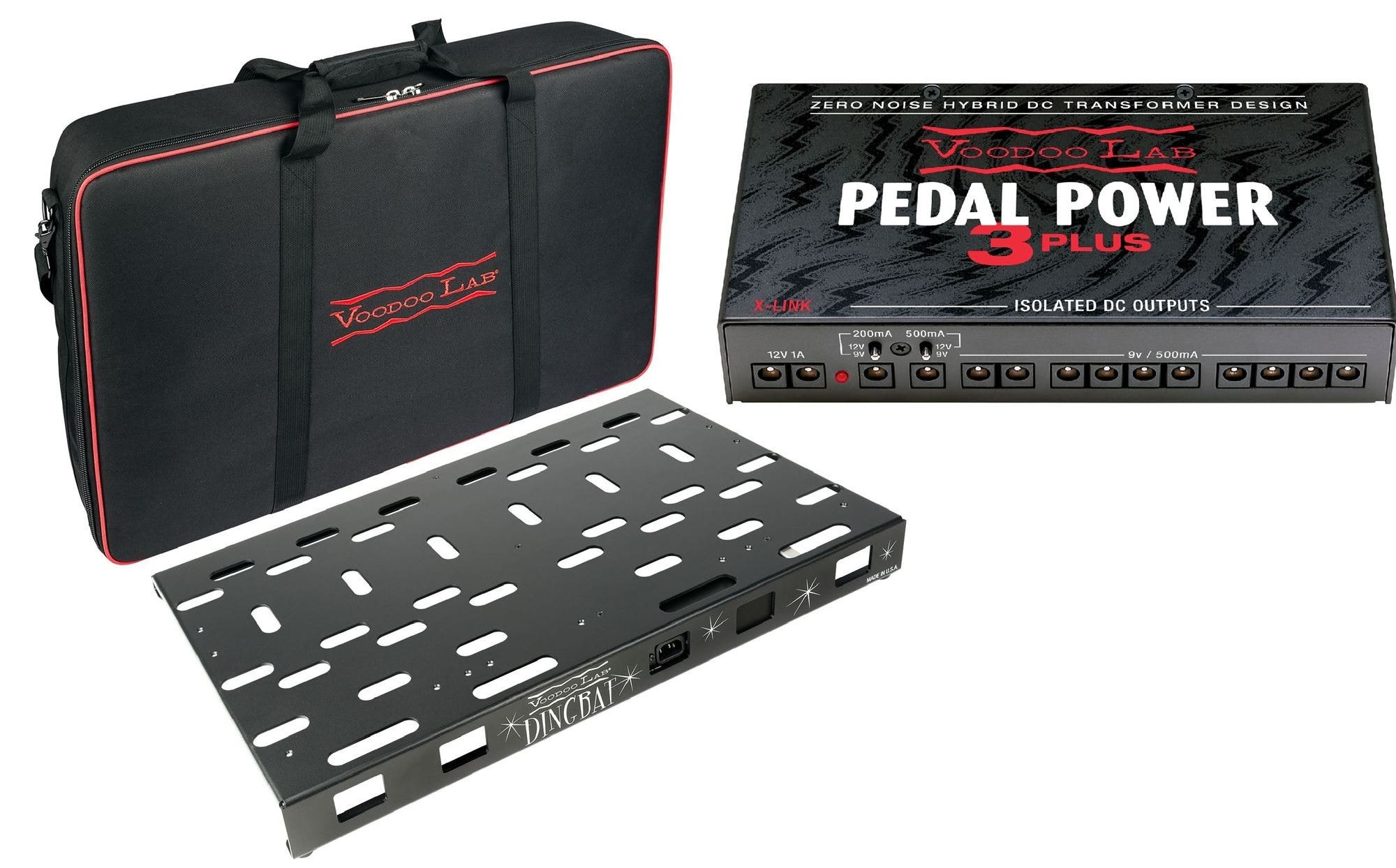Voodoo Lab Dingbat Large Pedalboard with Pedal Power 3 Plus