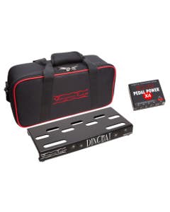Voodoo Lab Dingbat Tiny Pedalboard with Pedal Power X4 and Gigbag