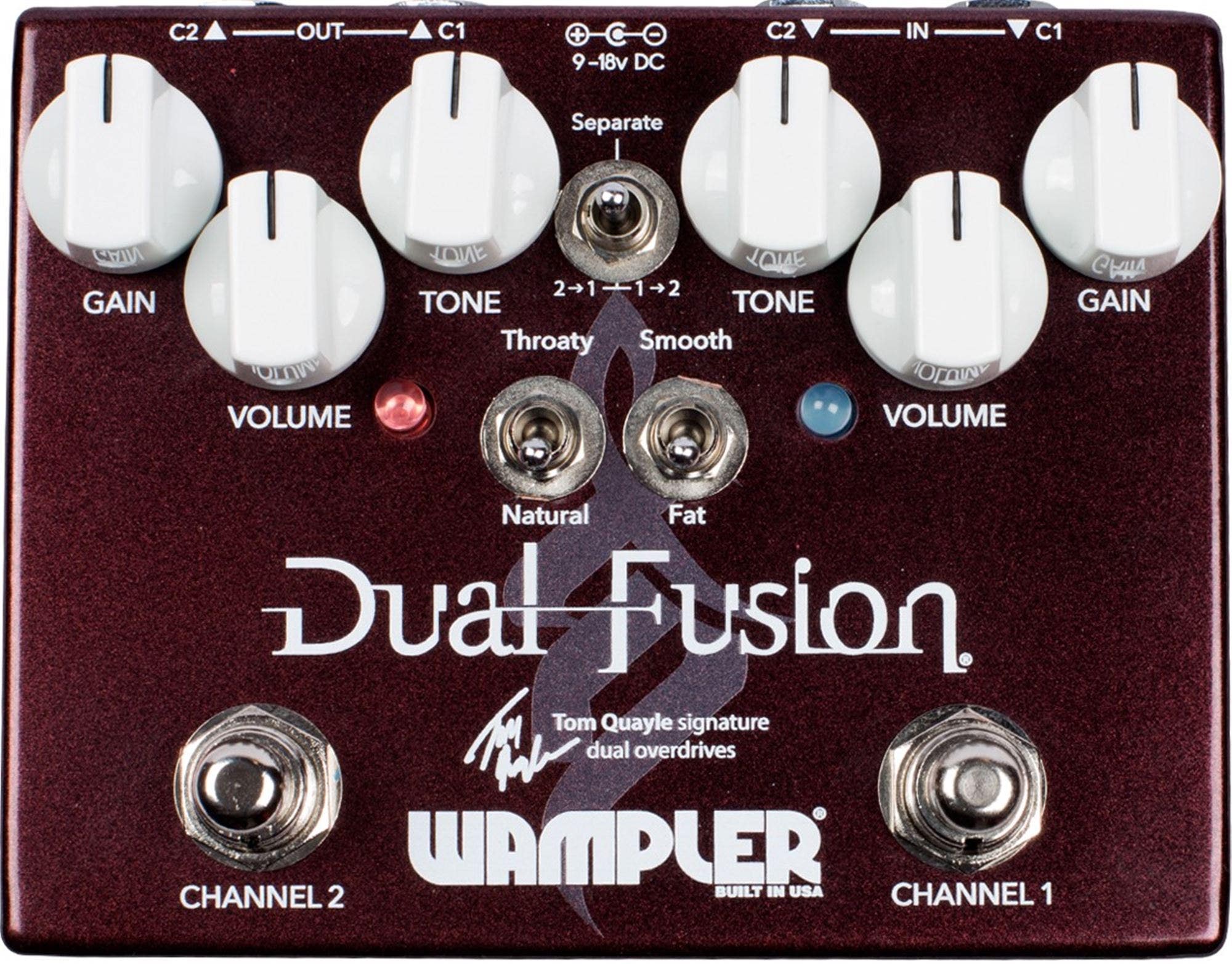 Wampler Dual Fusion V2 Overdrive Pedal