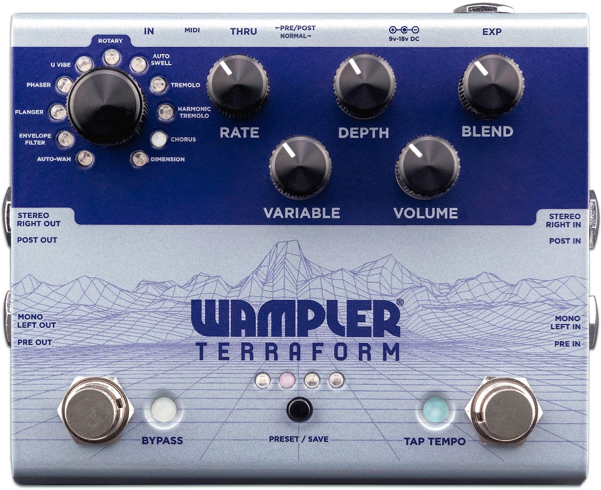 Wampler Terraform Multi-Modulation Pedal