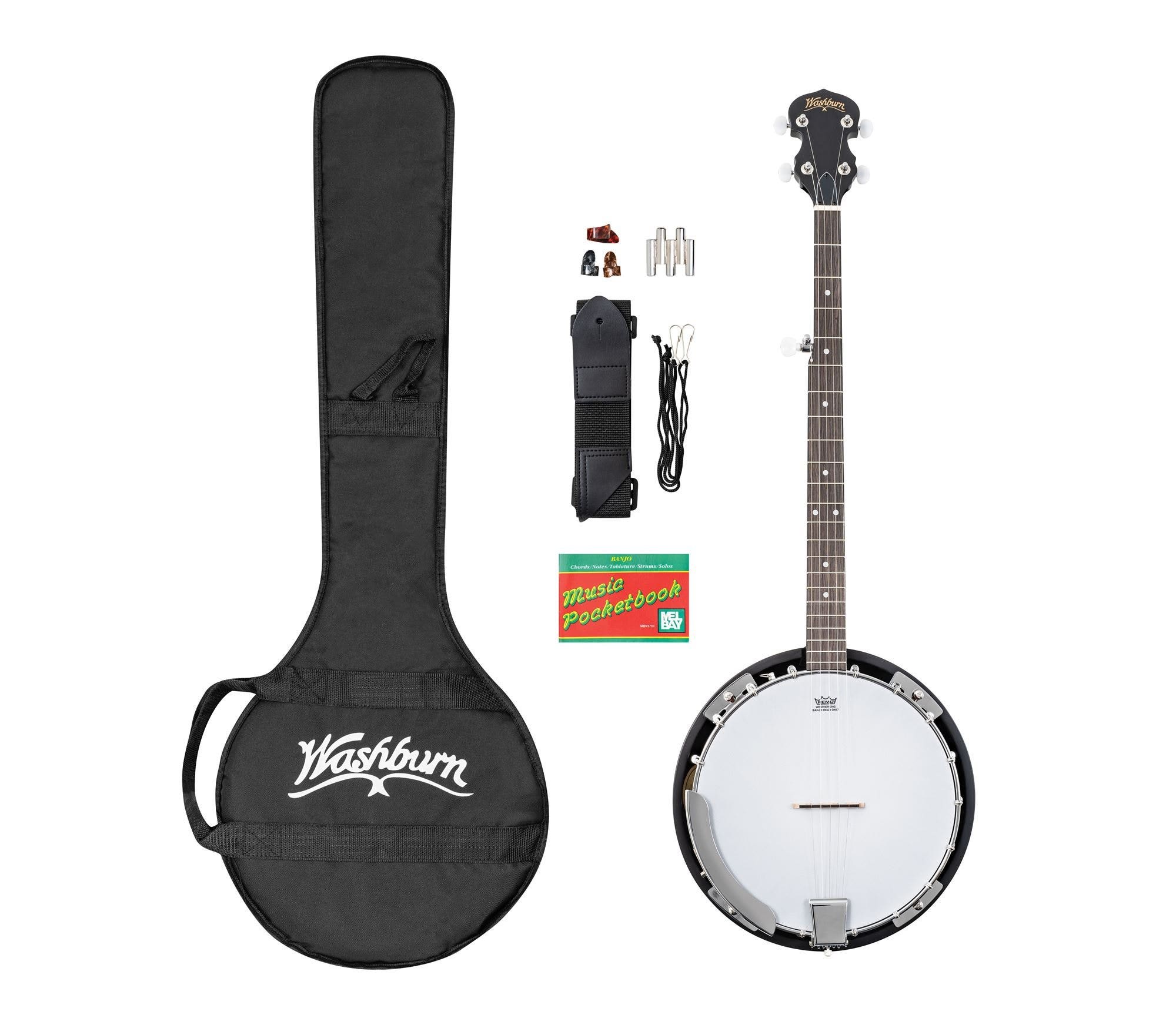 Washburn B8 Banjo Pack with Gigbag