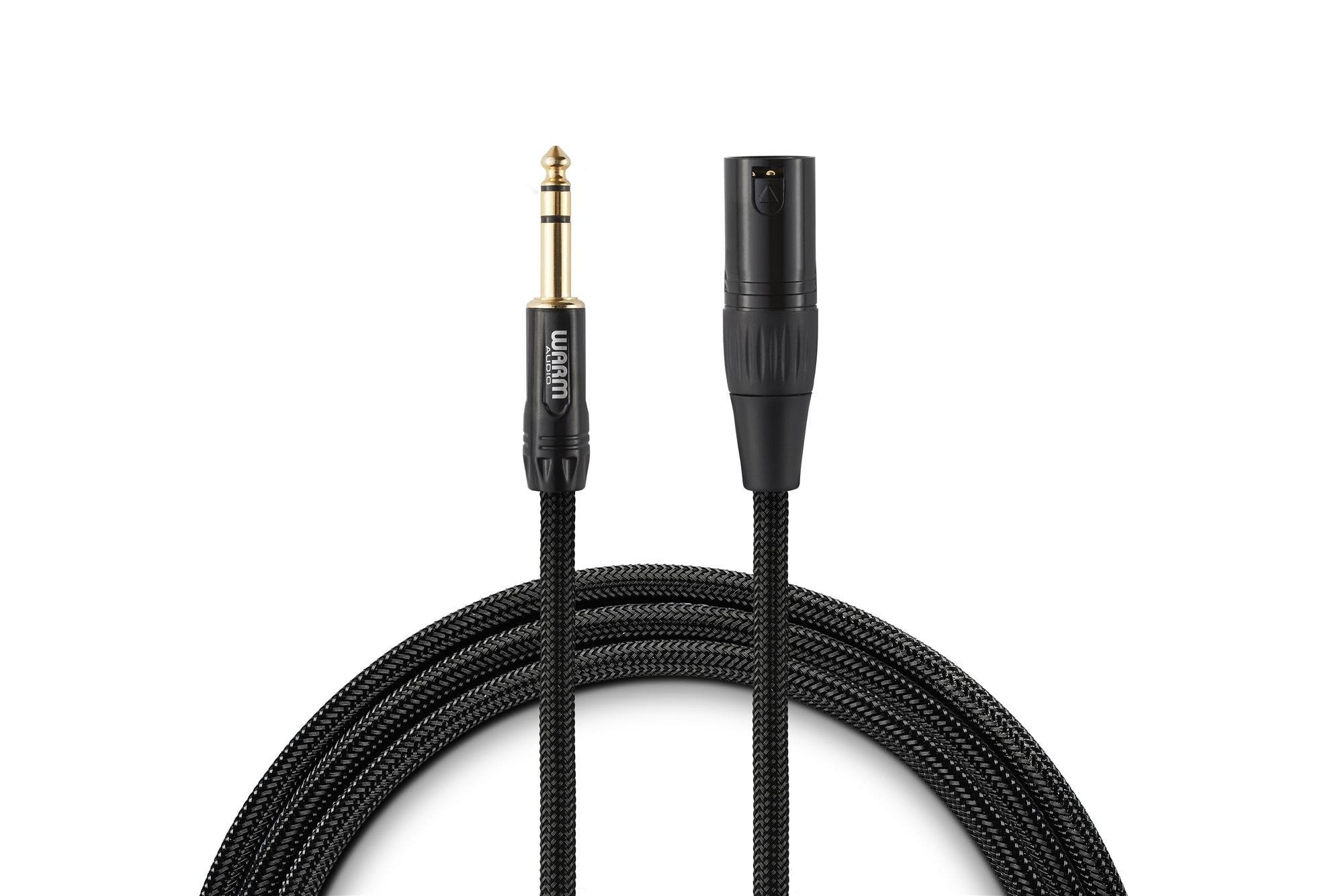 Warm Audio Prem-XLRM-TRSM-3 Premier Series Cable 3 Feet