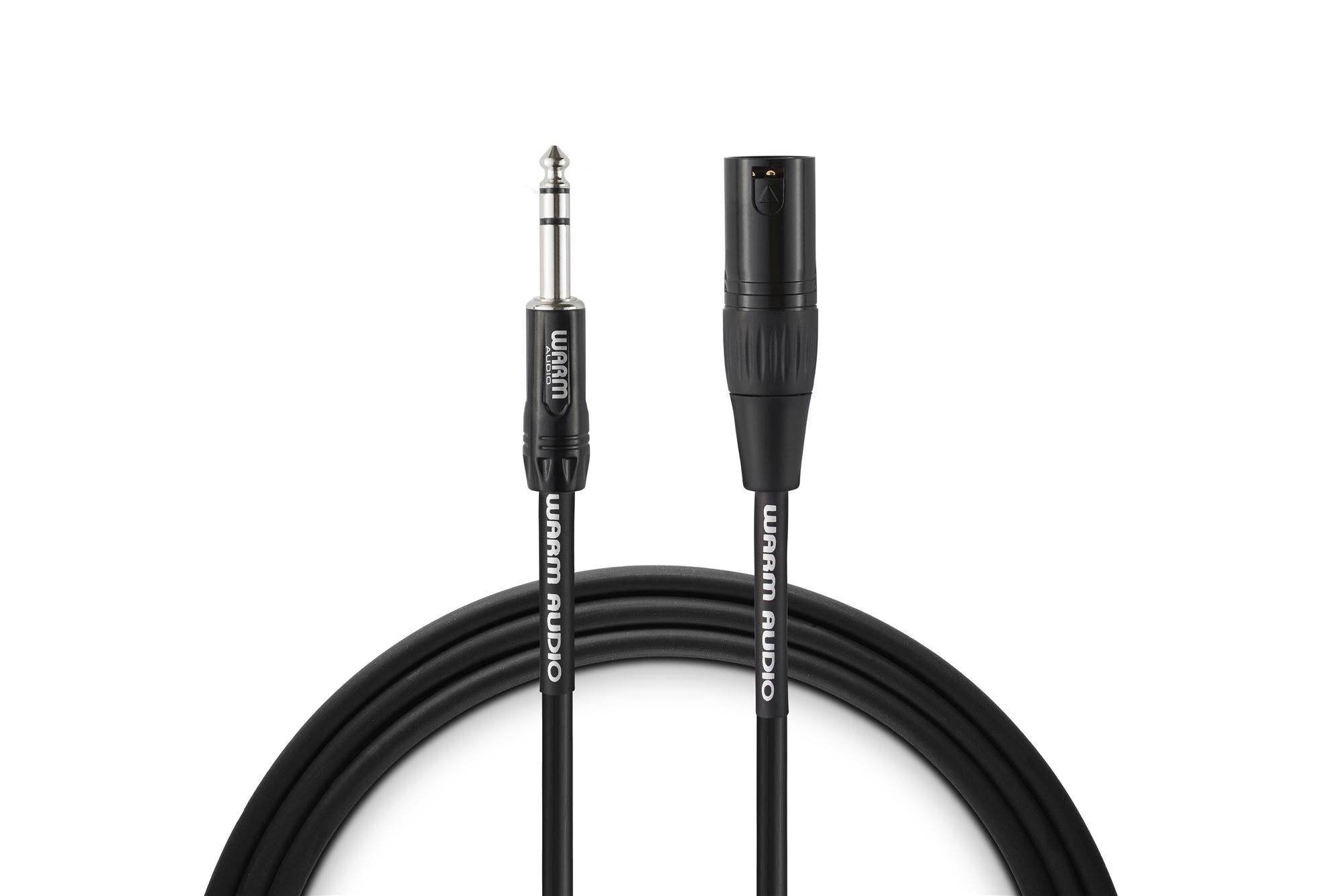 Warm Audio Pro-XLRm-TRSm-3 Pro Series XLR Male to TRS Male 3'
