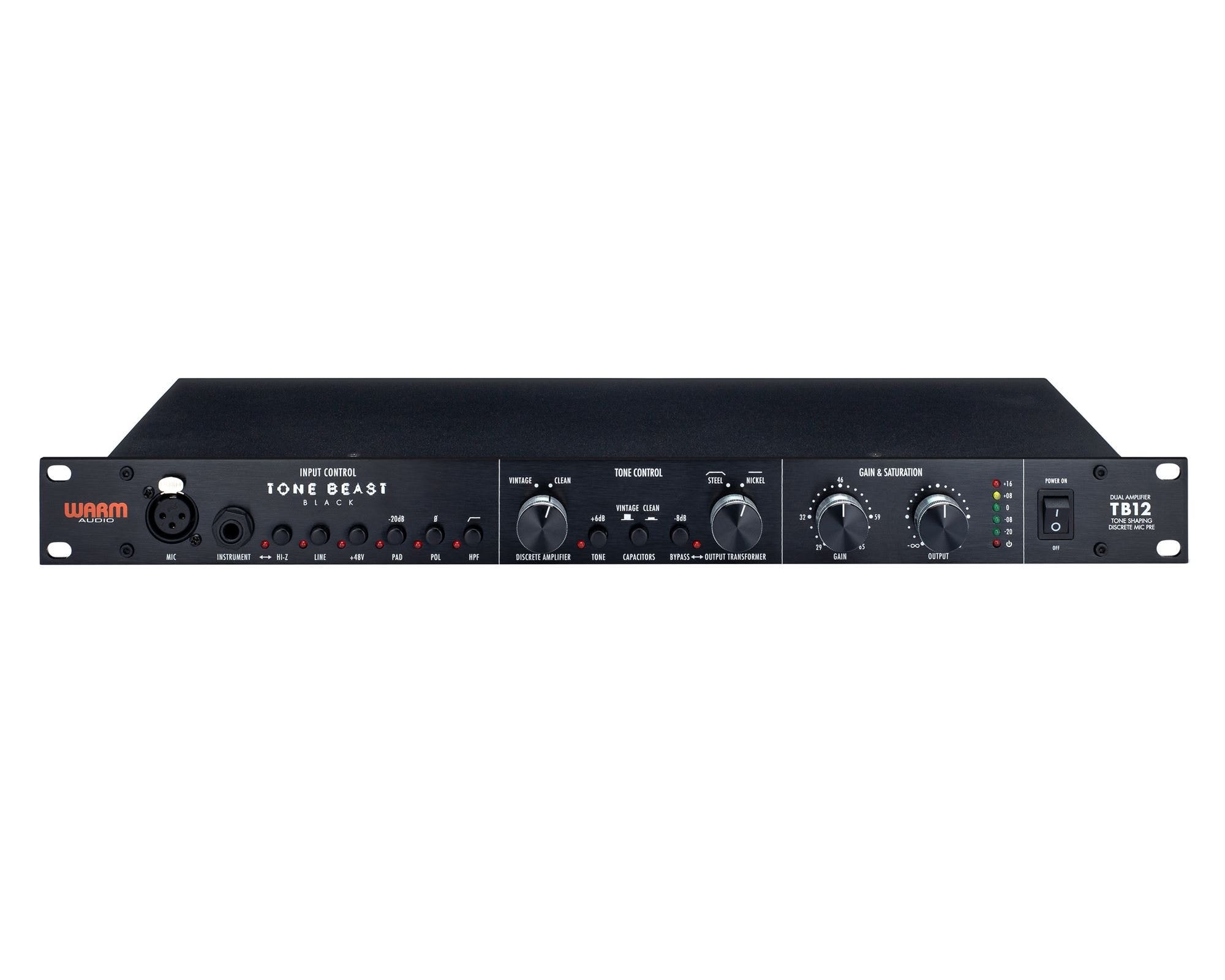 Warm Audio TB12 Tone Beast Discrete Mic Pre Black