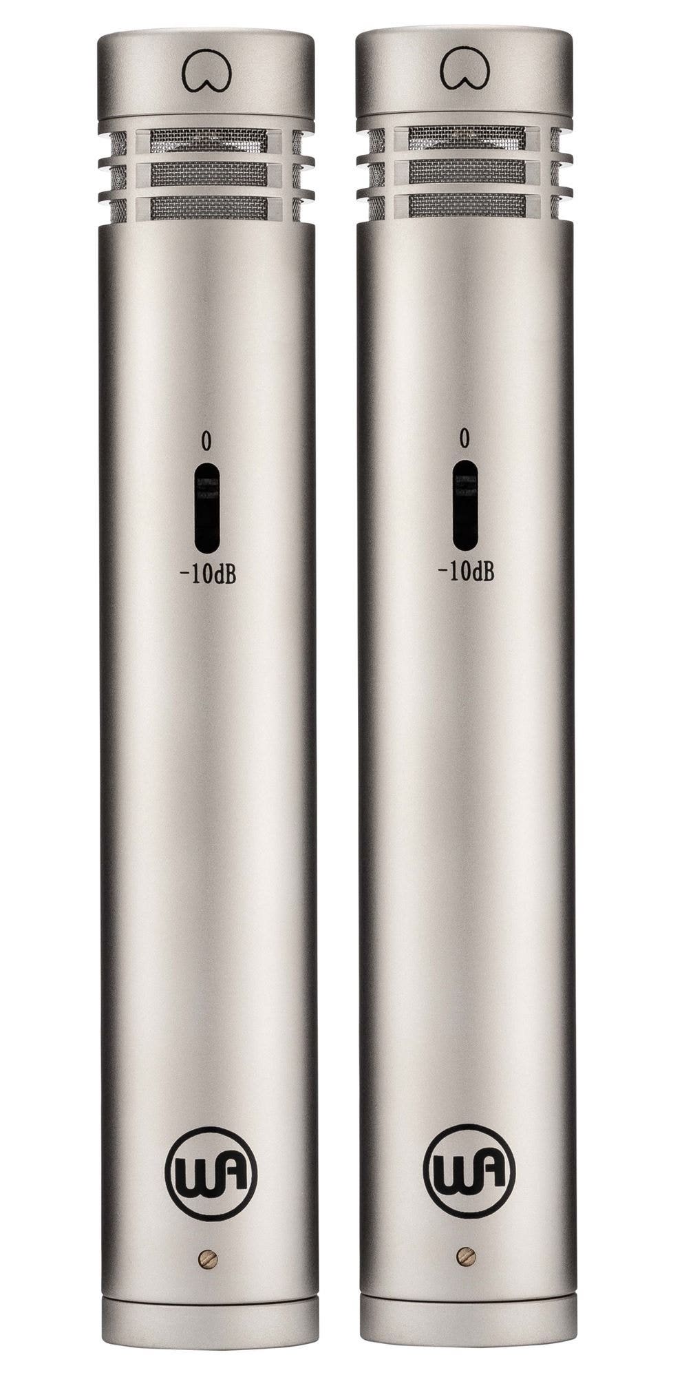 Warm Audio WA-84 Small-Diaphragm Condenser Microphone Pair Nickel