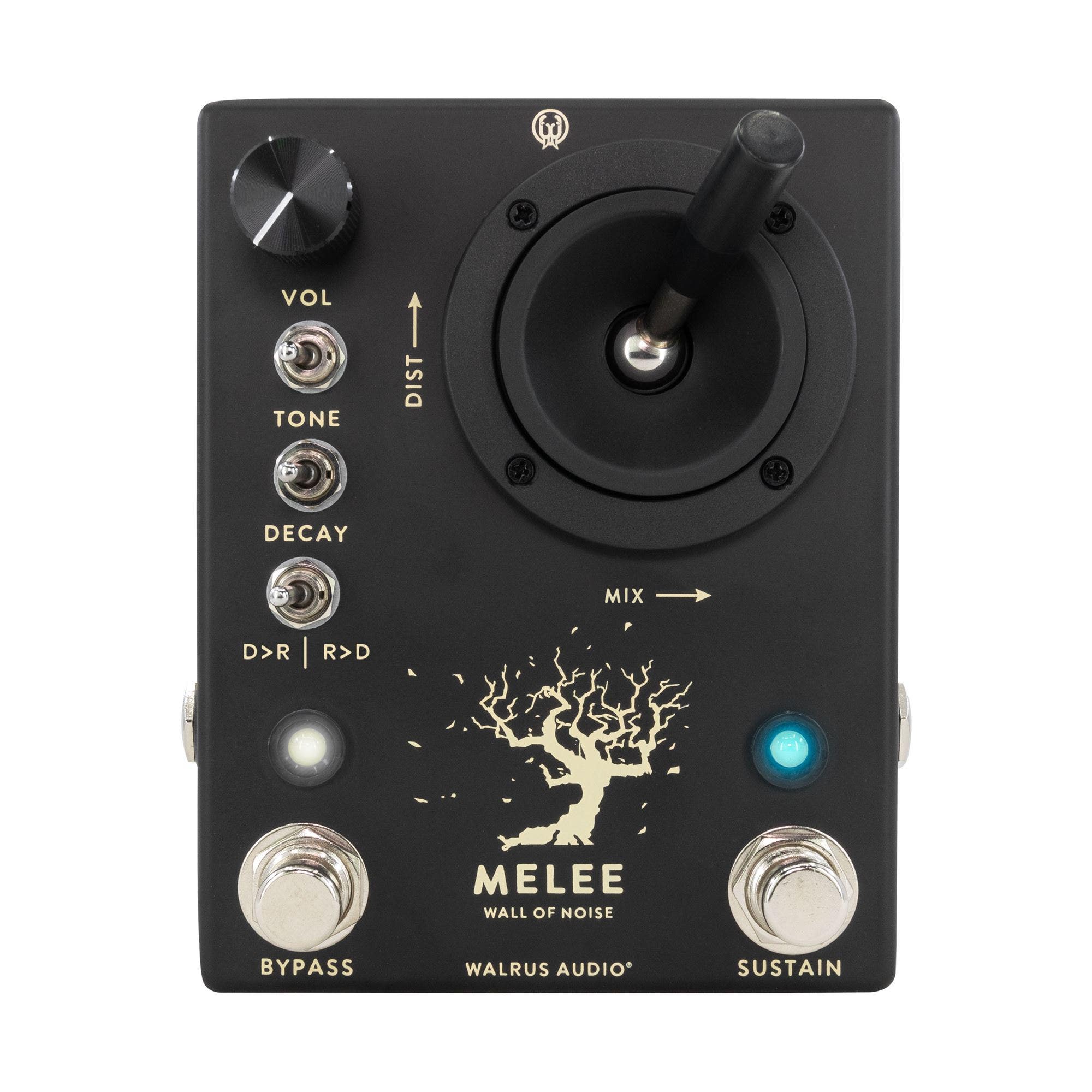 Walrus Audio Melee Wall of Noise Reverb and Distortion Black