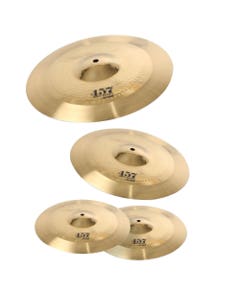Wuhan 457 Rock Series Cymbal Set 14" Hi-Hats, 16" Crash and 20" Ride
