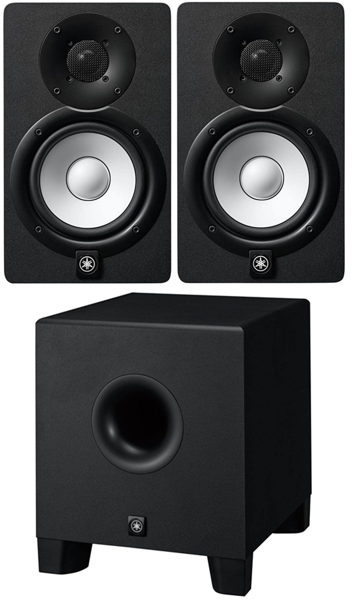 Yamaha HS5 Studio Monitor in Black Pair with Sub