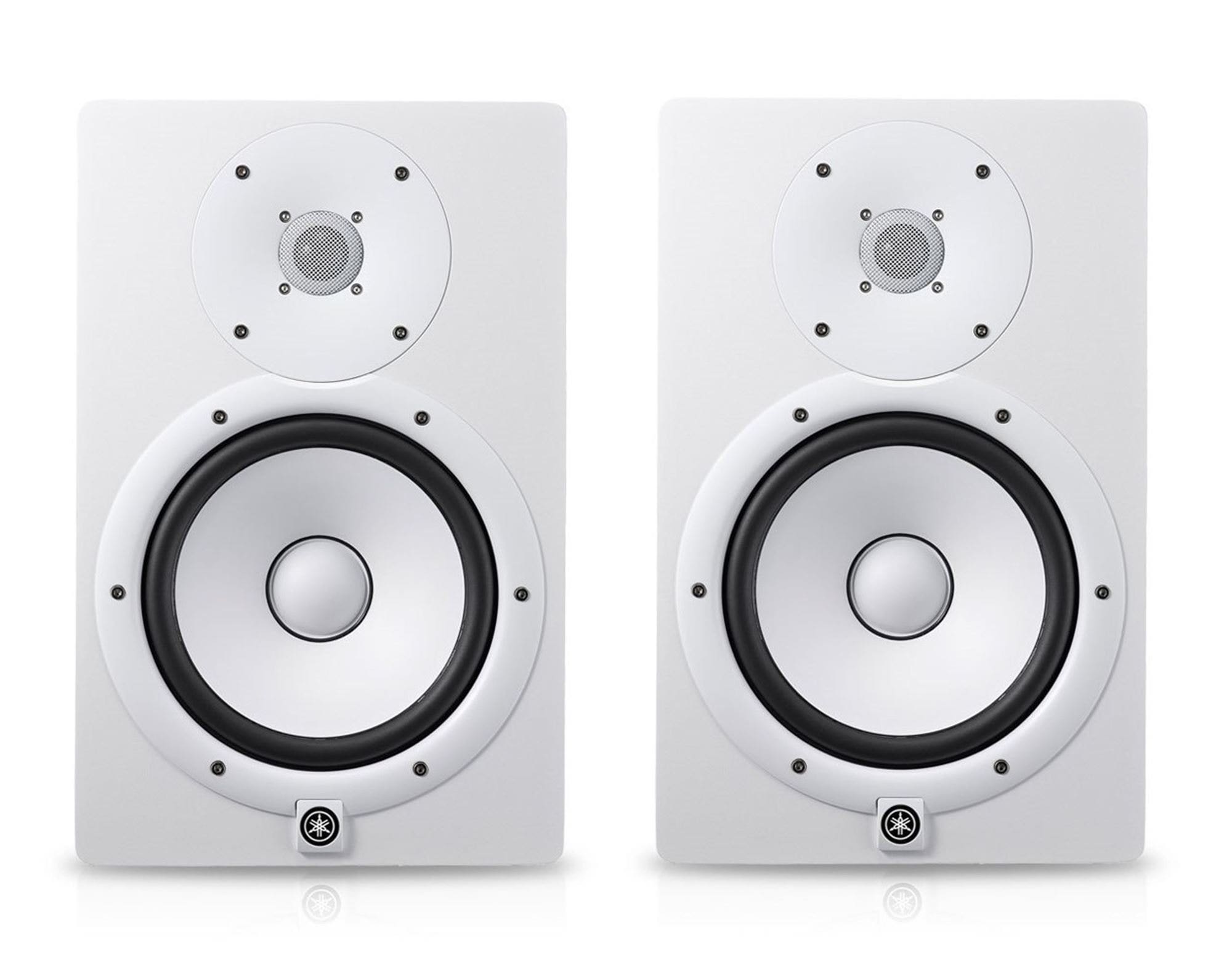 Yamaha HS8 Studio Monitor in White Pair