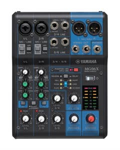 Yamaha MG06X 6 Channel Stereo Mixer with Effects