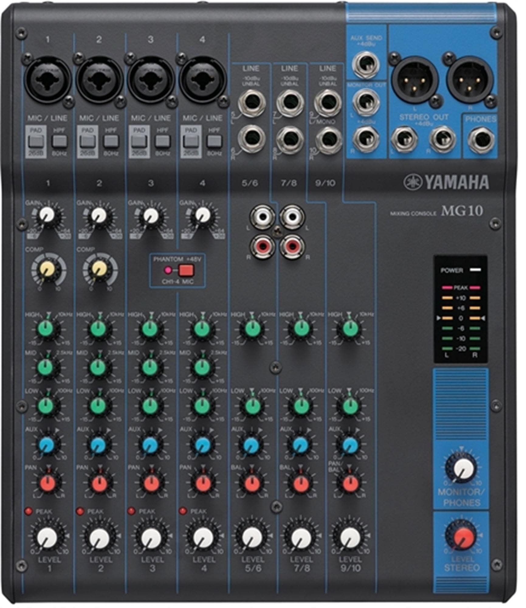 Yamaha MG10 10 Channel Stereo Mixer