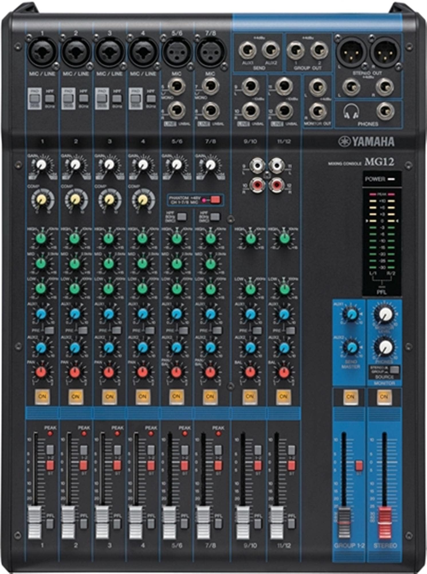 Yamaha MG12 12 Channel Stereo Mixer