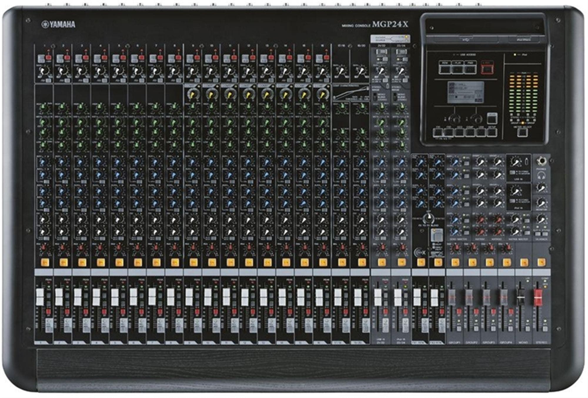 Yamaha MGP24X 24 Channel 4 Bus Mixing Console | American Musical