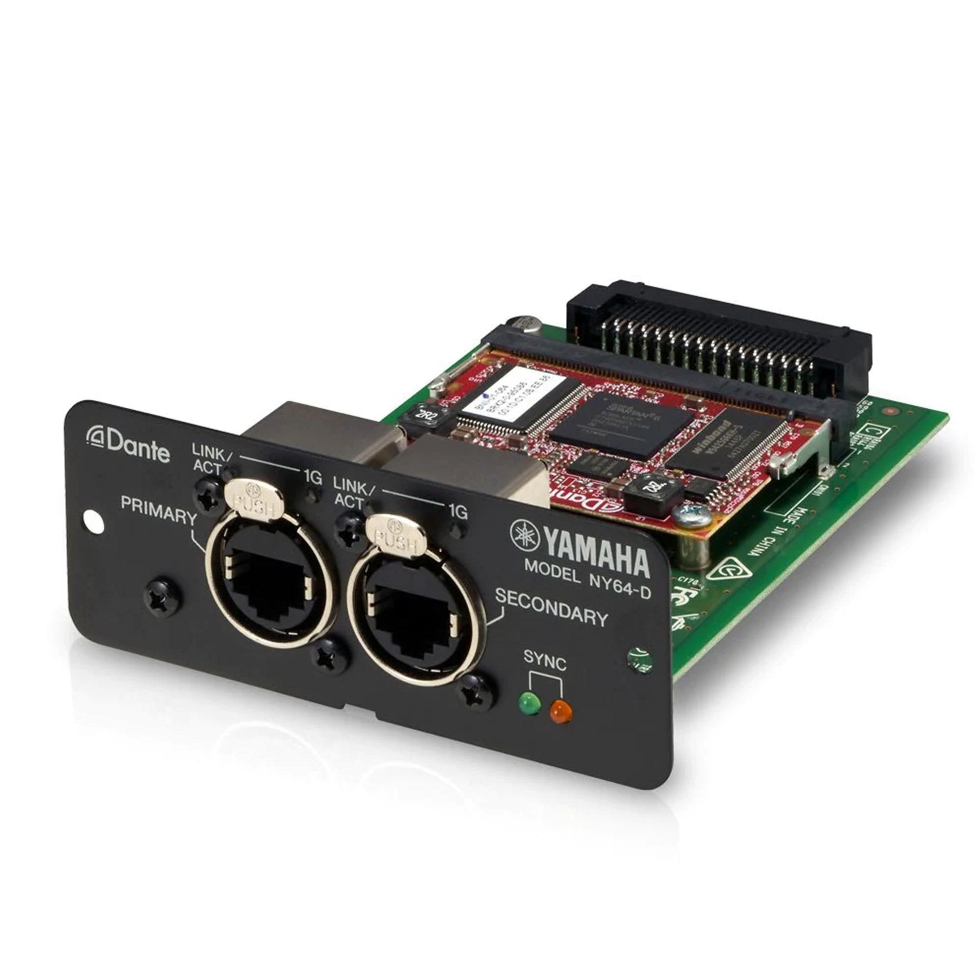 Yamaha NY64D Dante expansion card for TF mixers