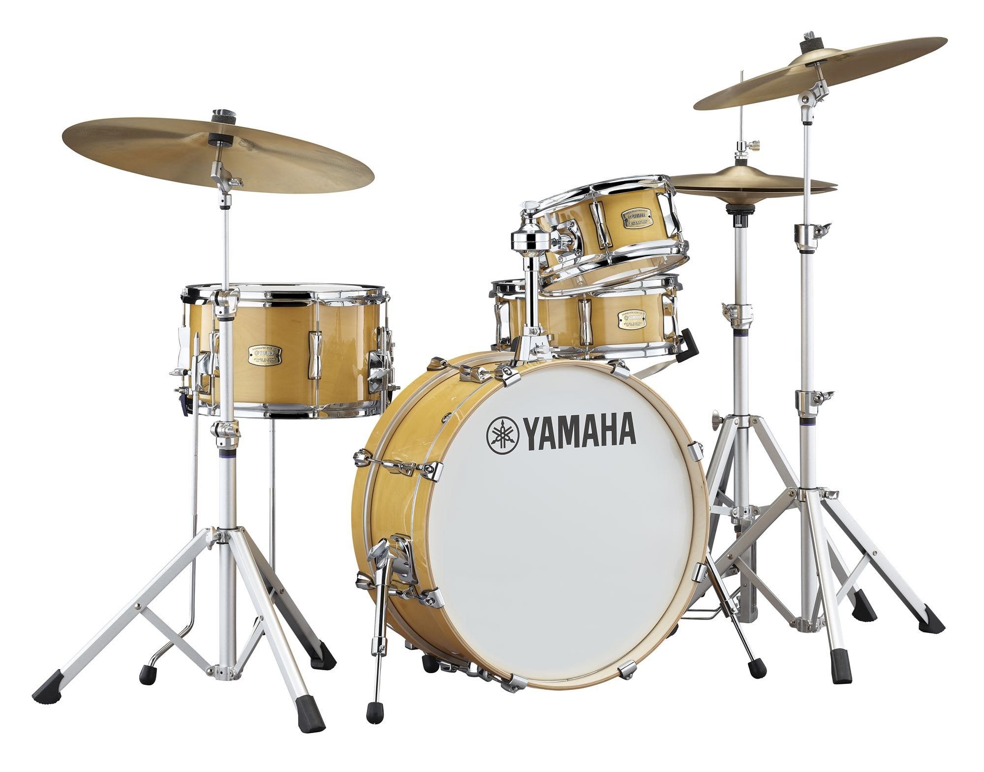 Yamaha Stage Custom Hip 4 Piece Shell Kit Natural Wood