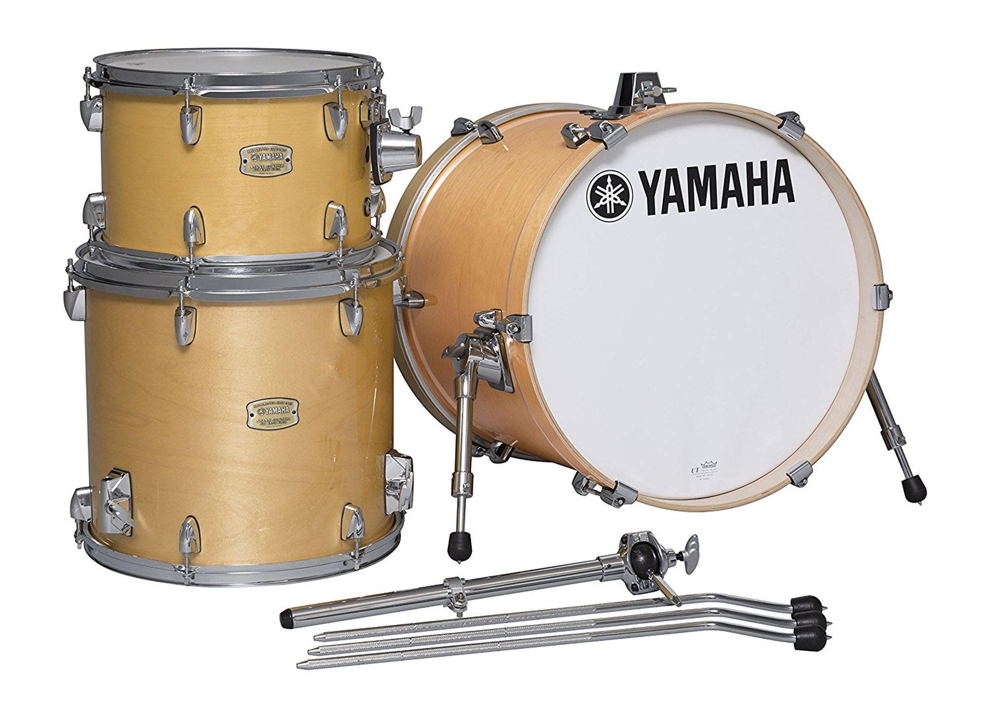 Yamaha Stage Custom 3 Pc Bop Shell Kit Natural Wood