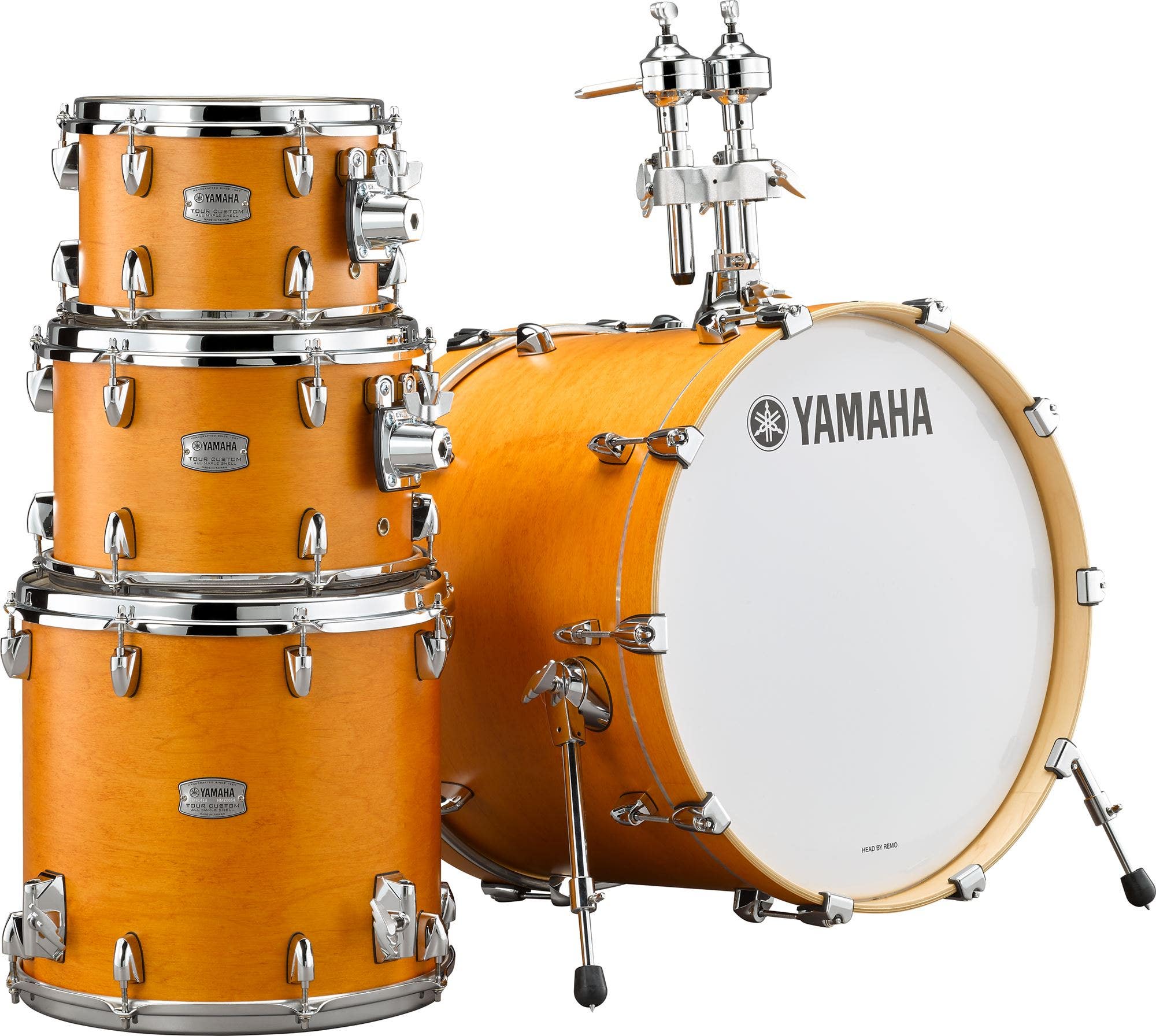 Yamaha Tour Custom Maple 4-Piece Shell Kit Drum Set | American