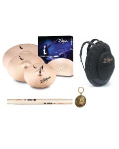 Zildjian I Series Standard Gig Pack 14 Hi Hats 16 Crash 20 Ride