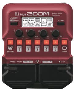 Zoom B1 FOUR Multi-Effects Bass Guitar Pedal