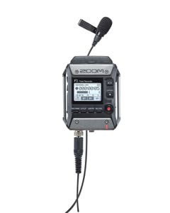 Zoom F1-LP F1 Portable Field Digital Audio Recorder Plus Lavalier Mic