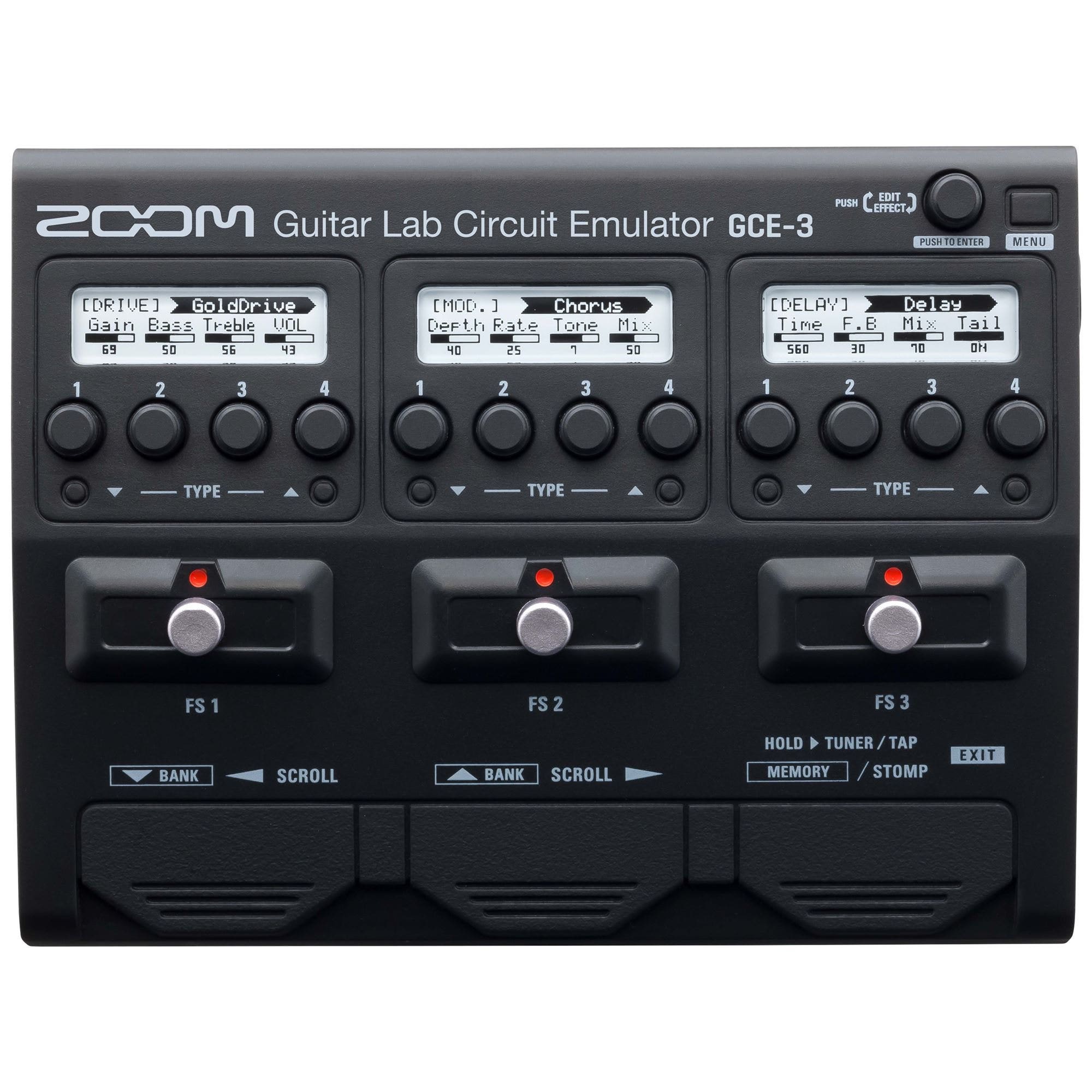 Zoom GCE-3 Guitar Lab Circuit Emulator Pedal