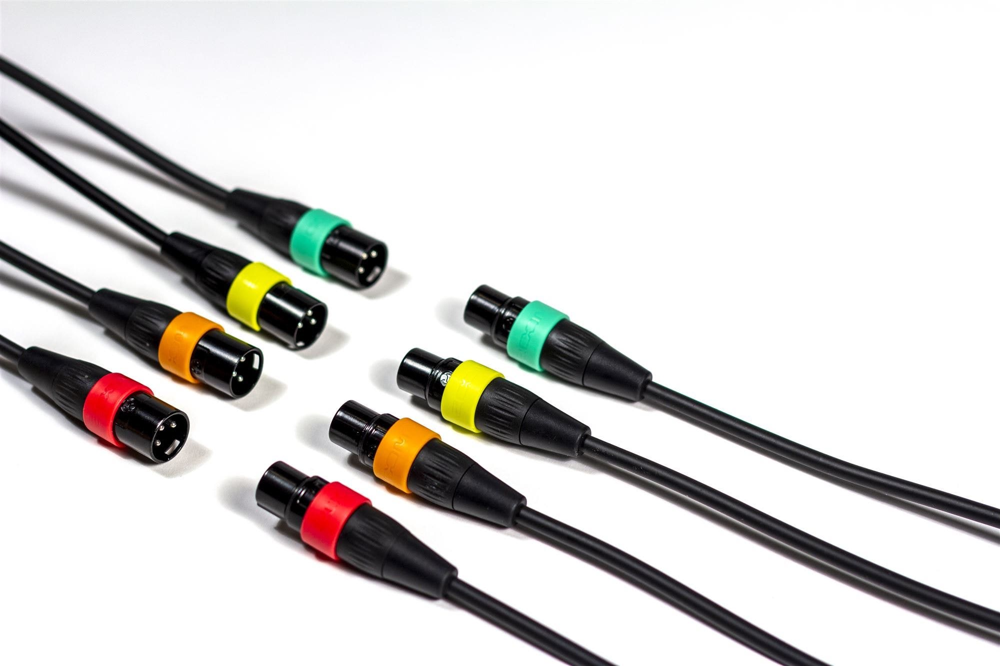 Zoom XLR4CCP Mic Cables with Color Rings 4-Pack