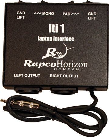 RapcoHorizon LTI-1 Laptop Interface DIrect Box