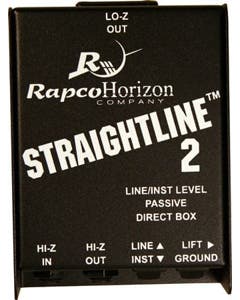 RapcoHorizon SL-2 Straightline 2 Passive Direct Box