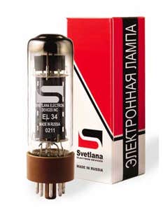 Svetlana EL34 Russian Power Amp Vacuum Tube